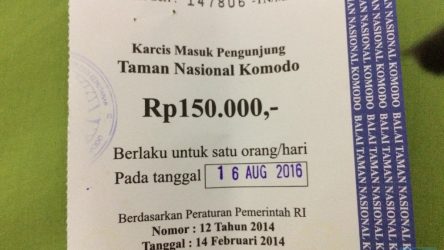 Nationalpark Eintrittskarte Teil1