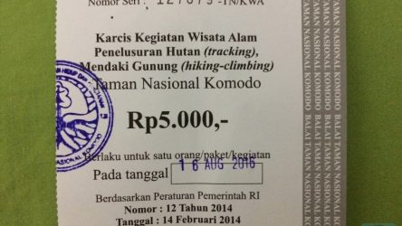 Nationalpark Eintrittskarte Teil3