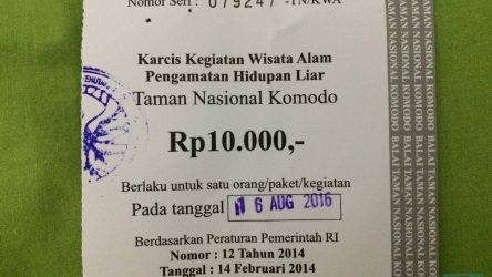 Nationalpark Eintrittskarte Teil4