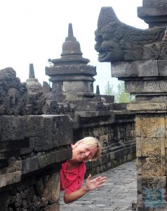 Verstecken in Borobudur