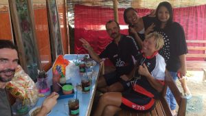 Fototermin bei Eistee-Pause