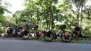 Verschnaufen nach dem Anstieg