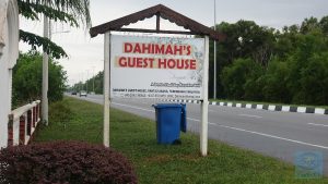 Dahimas Guesthouse in Rantau Agang Eingang