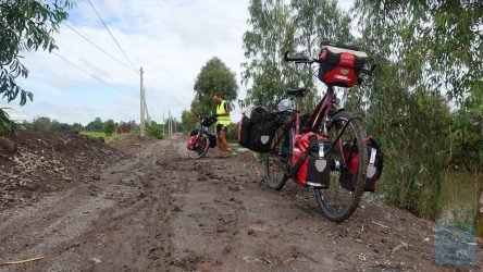 Wir kleben im Modder fest