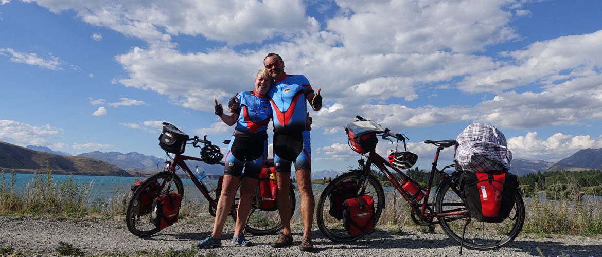 Down Under Fahrradtour - Neuseeland Lake Tekapo