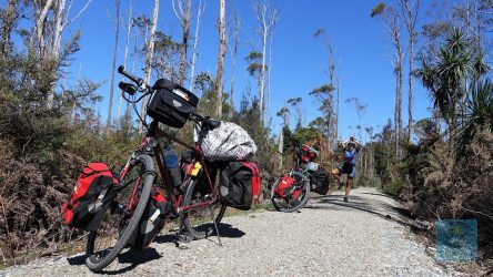 Pausenentspannung auf dem Trail