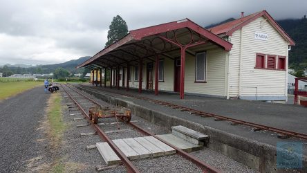 Hauraki Rail Trail - ehemalige Bahnstation