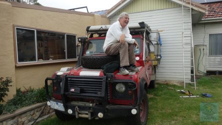 Carol bei einer Arbeitspause