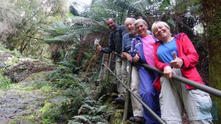 Im Tarra-Bulga National Park mit Carol und Barry