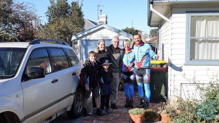 Warmshowers in Braidwood bei Tim und Meraiah