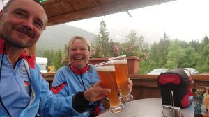 Alpenradtour - Frisch Gezapftes nach einem Radtag