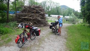 Alpenradtour - Innradweg nahe Kiefersfelden