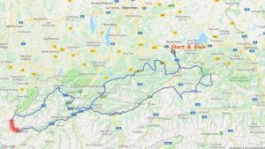 Alpenradtour Route am Arlberg