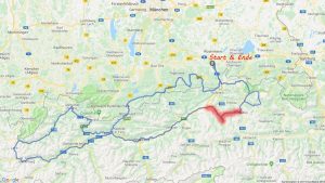 Alpenradtour - Route Brixental Radweg