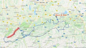 Alpenradtour - Route Lechradweg