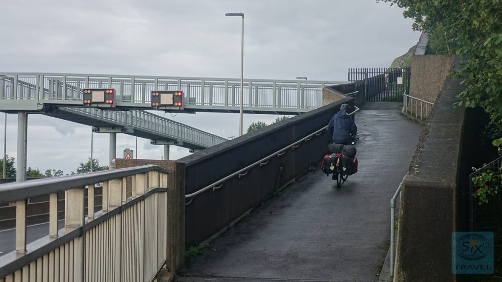 Route 5 - Streckenführung um Autobahn herum