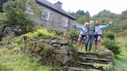 Wales Warmshowers - in der Berghütte bei Jacinta