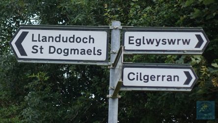 Welsh -Sprach-Kostproben für Ortsnamen