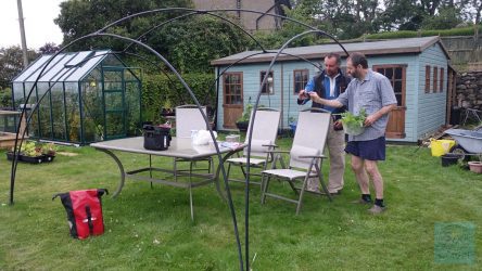 spontane Übernachtung bei Gill und David