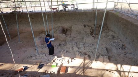 Geschichtsparks von Nord-Thailand - Si Thep - Ausgrabungen