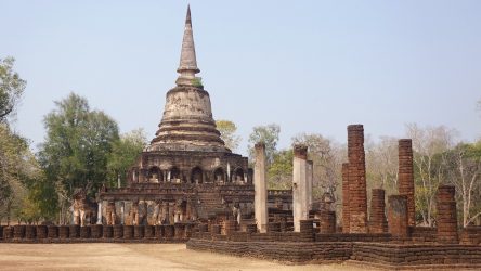 Geschichtsparks von Nord-Thailand - Si Satchanalai - Wat Chang Lom